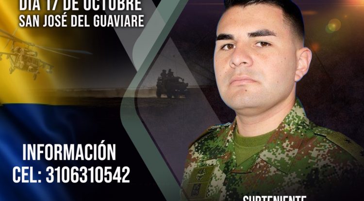 Hoy se cumple un mes de la desaparición del subteniente Carlos Arturo Becerra