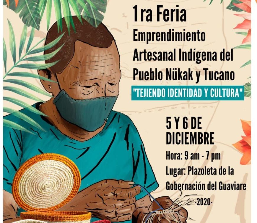 Familias Nukak y Tucano realizarán primera feria artesanal indígena