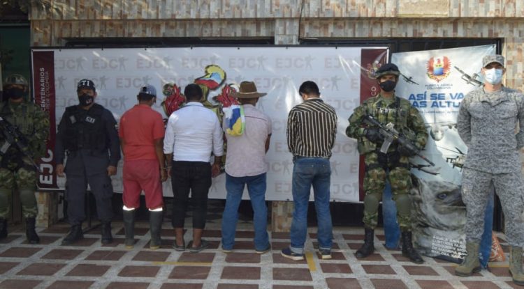 Cuatro personas capturadas por deforestación en Mapiripán, Meta