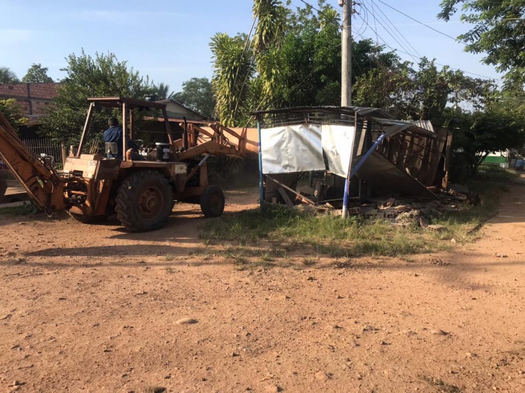 Demolidas dos casetas en San José del Guaviare