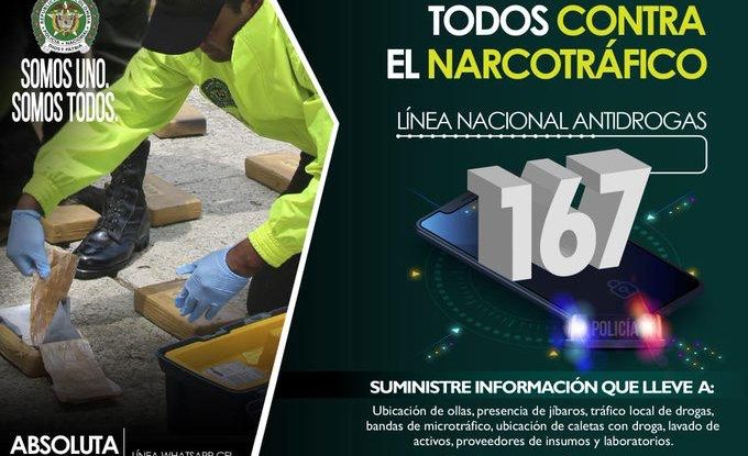 Policía Nacional inicia campaña "Todos contra el narcotráfico"