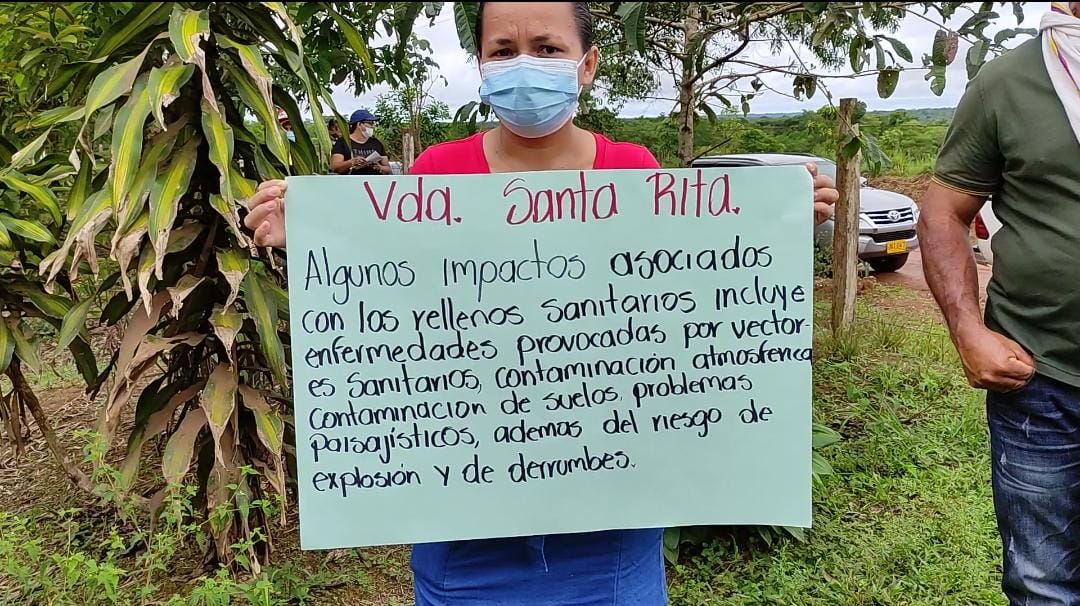Cinco veredas rechazan proyecto de relleno sanitario en San José del Guaviare
