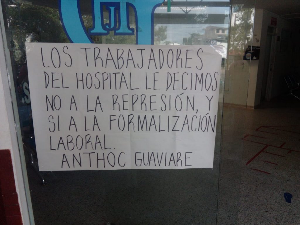 ANTHOC Guaviare se unirá a paro nacional del 28 de abril