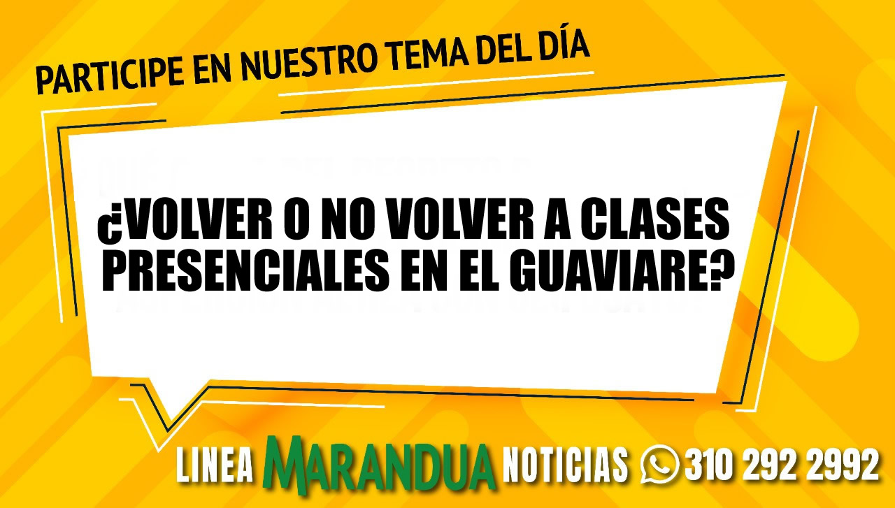 ¿Volver no no volver a clases presenciales en el Guaviare?
