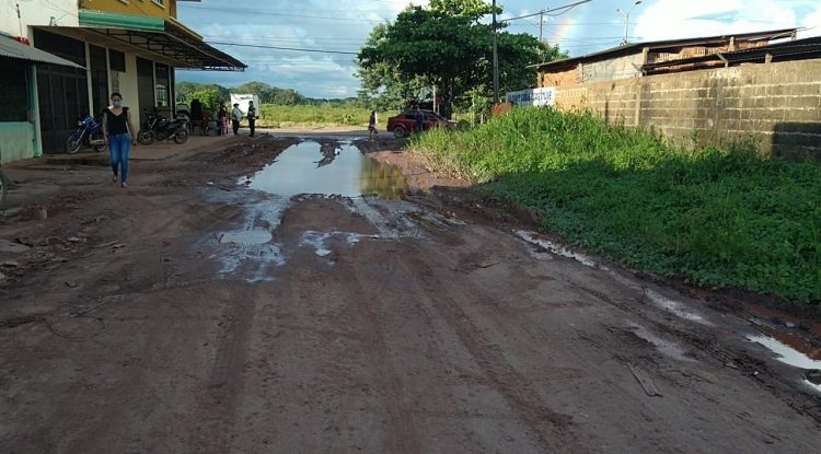 Calles de San José del Guaviare en mal estado estado