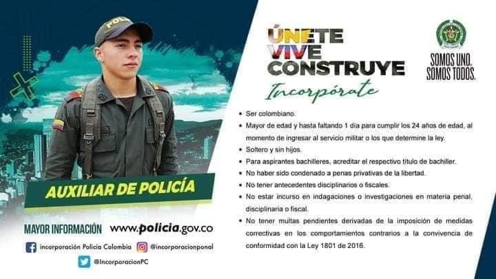 Policía Nacional Abre Convocatorias A Jóvenes Que Deseen Definir Su Situación Militar 7704