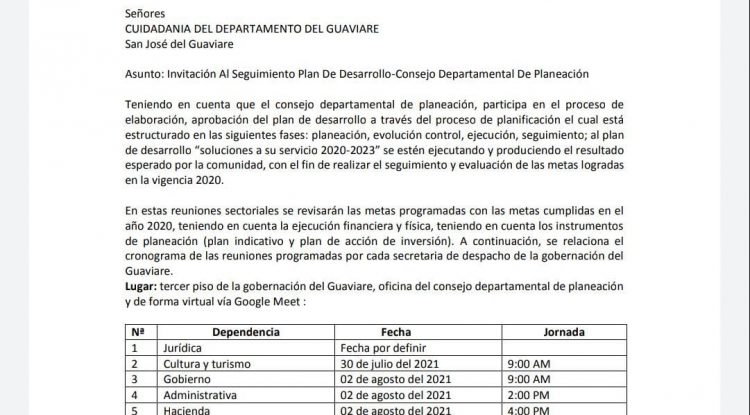 El CDPT iniciará evaluación al Plan de Desarrollo “Soluciones a su Servicio”