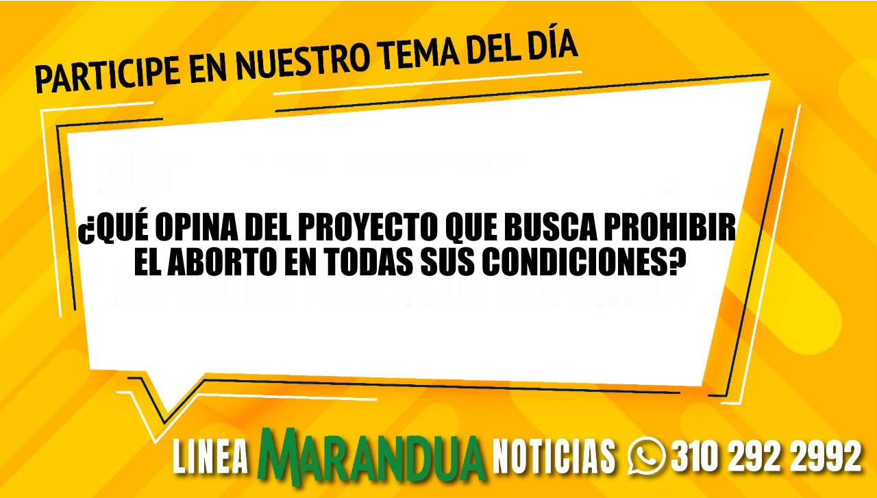 ¿Qué opina del proyecto que busca prohibir el aborto en todas sus condiciones?