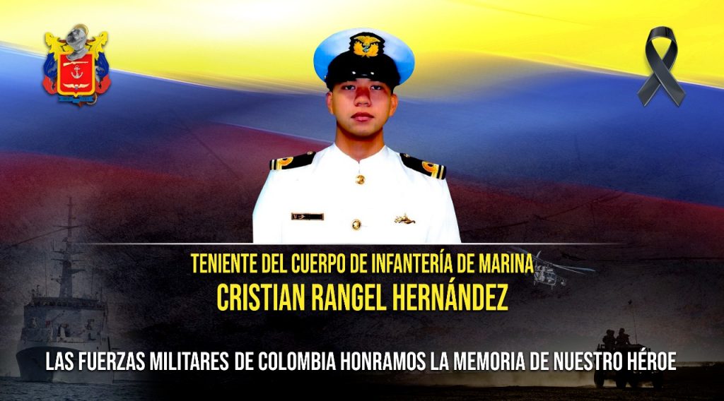 Oficial de la Armada Nacional muere por disparo de un francotirador