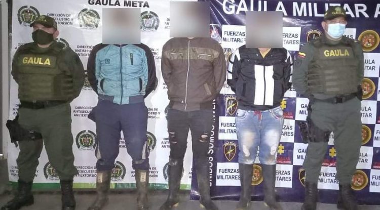 Ejército y Policía Nacional capturó a tres integrantes de la banda delincuencial "Los Casibare"