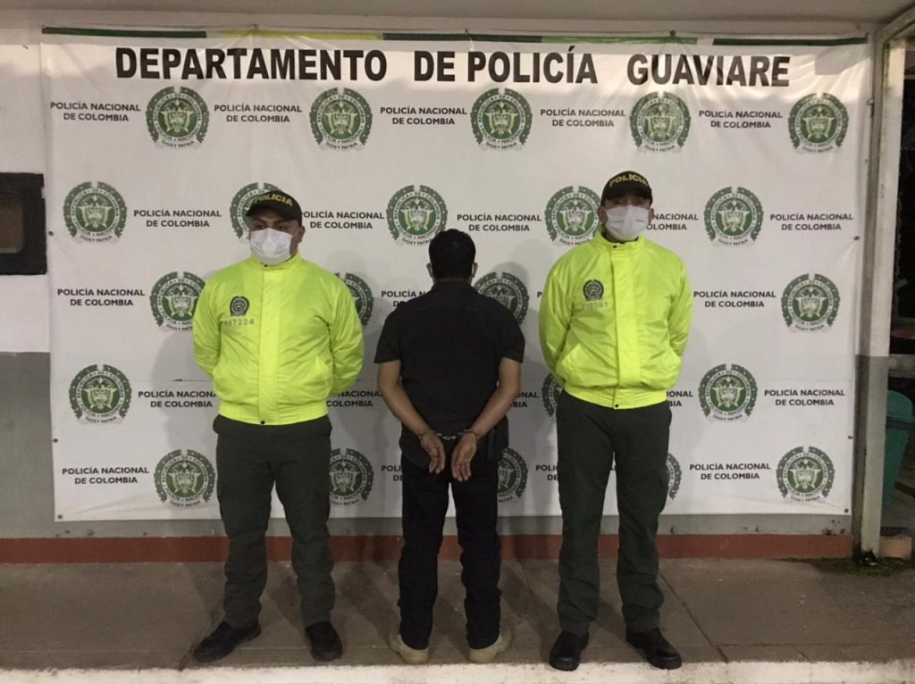 Policía Guaviare capturó a presunto homicida de firmante de paz