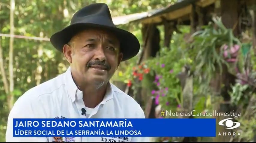 Jairo Sedano recibió reconocimiento por su aporte a conservación ambiental