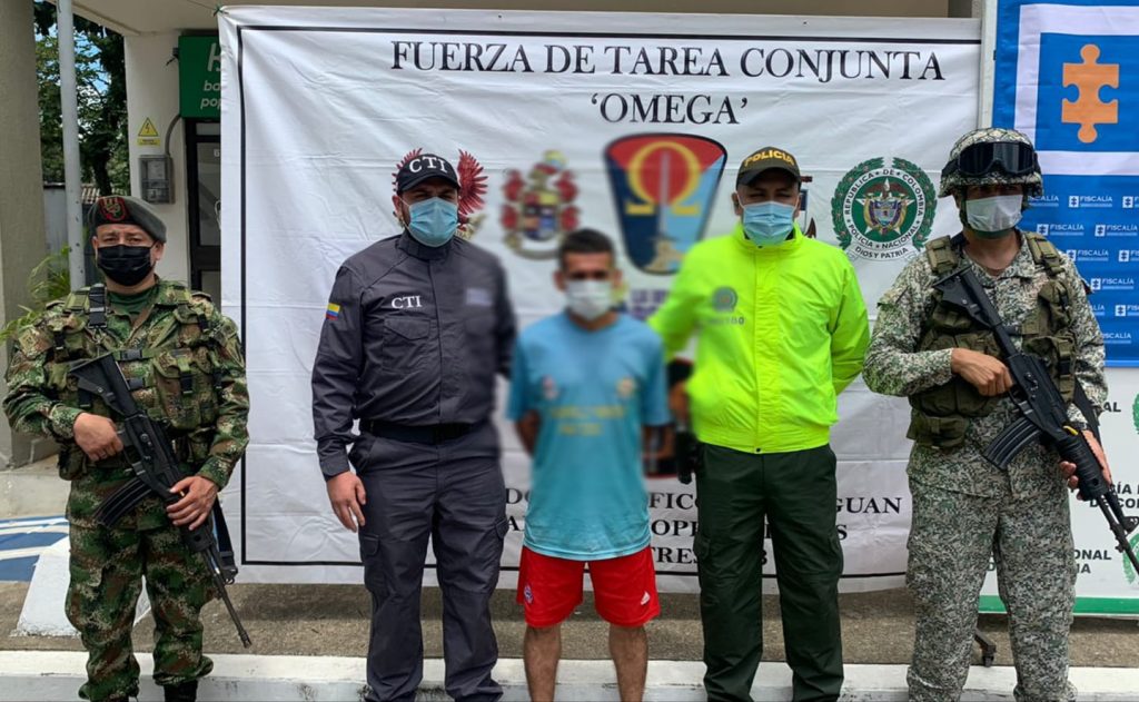 Capturado alias "Gilberto", cabecilla de la comisión urbana Miller Perdomo