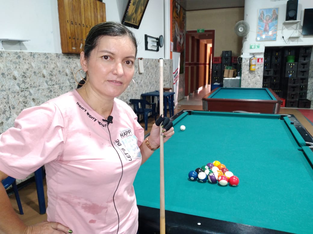 “El billar no es un juego para hombres ni para vagos”: Omaira Rodríguez