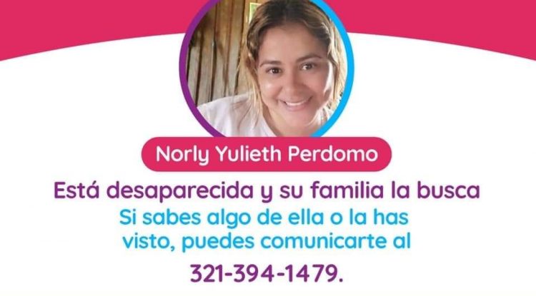 Familia denuncia desaparición de Yulieth Pulido en Villavicencio, Meta