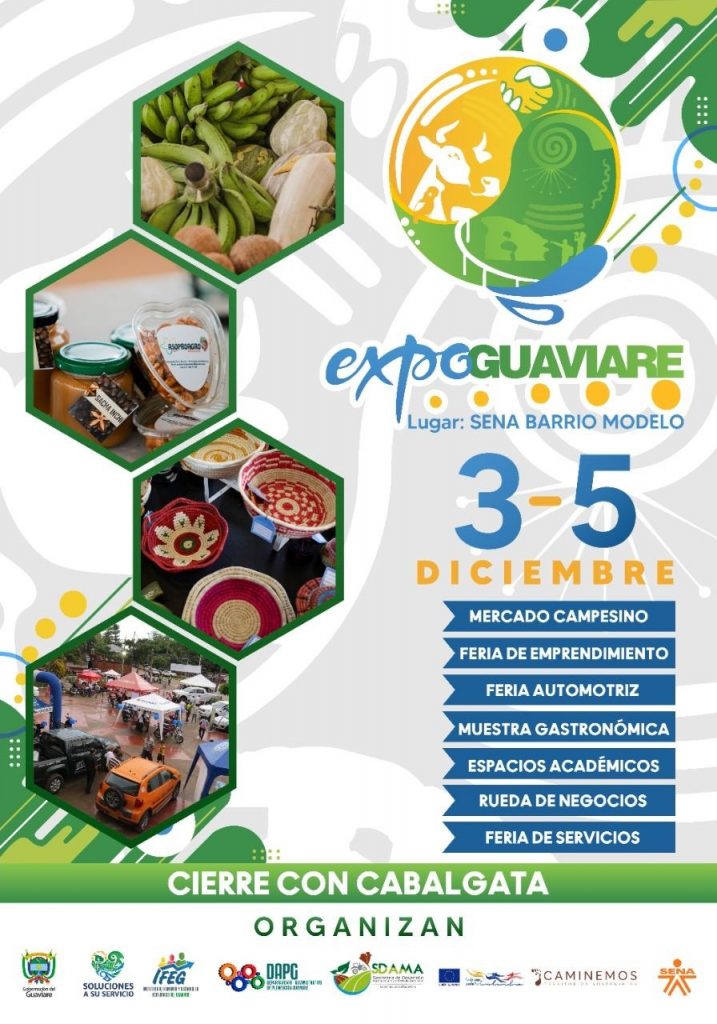 Del 3 al 5 de diciembre se realizará la XIII versión de Expo Guaviare 2021