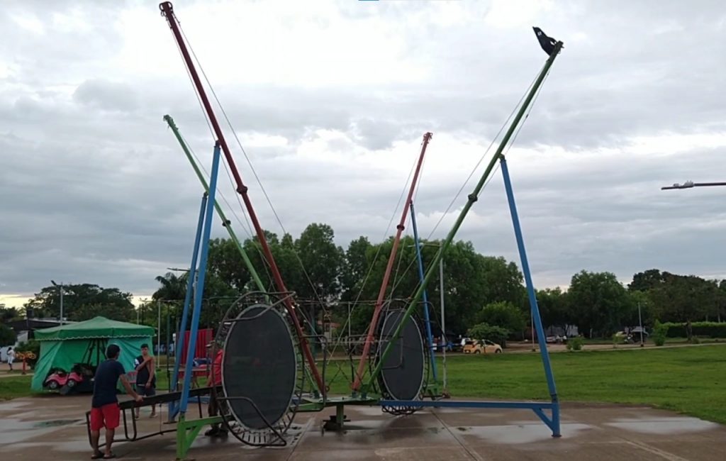 Ciudadano que instaló juego mecánico en Parque de la Vida debió retirarlo