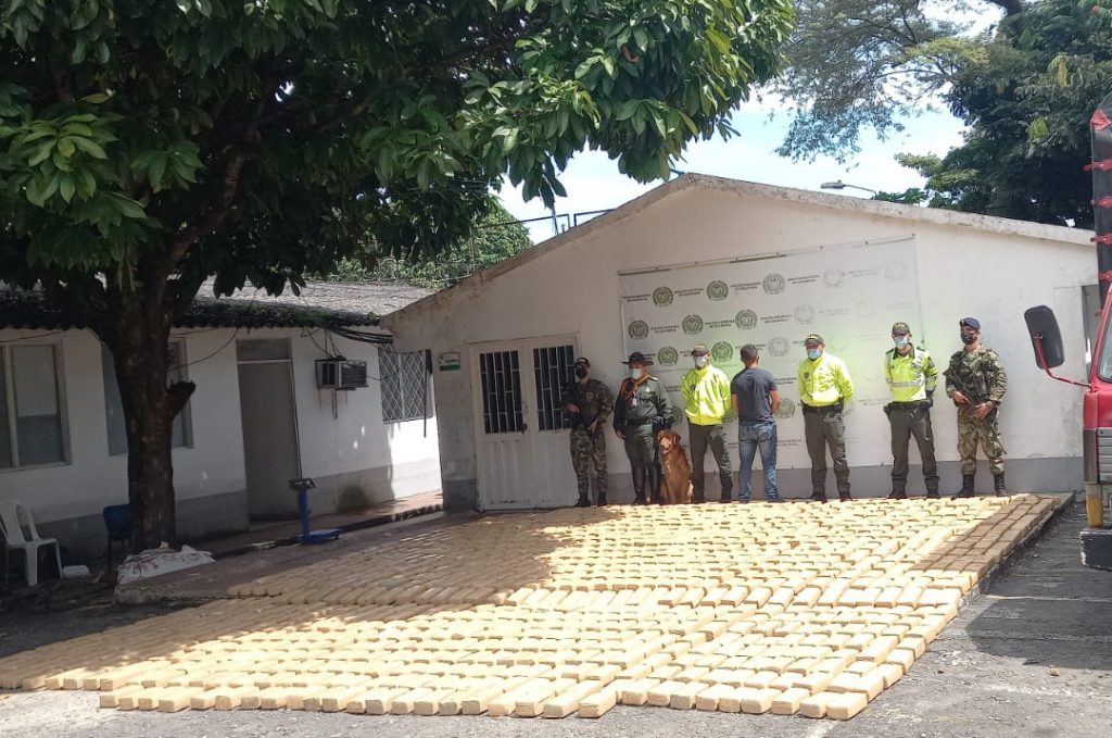 Incautan cerca media tonelada de marihuana en Villavicencio