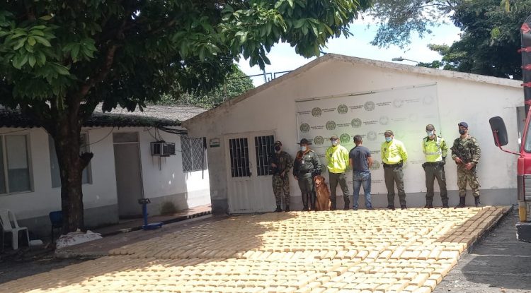 Incautan cerca media tonelada de marihuana en Villavicencio