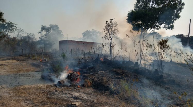 Quemas son provocados para limpiar parcelas