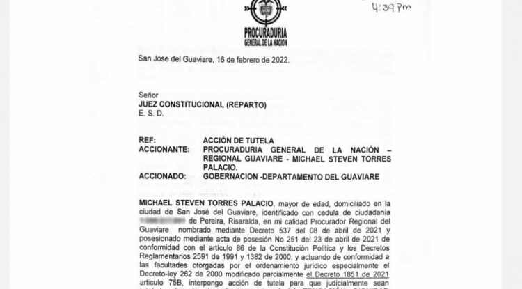 La Lupa: Tutela contra la Gobernación del Guaviare y elección de contralor departamental