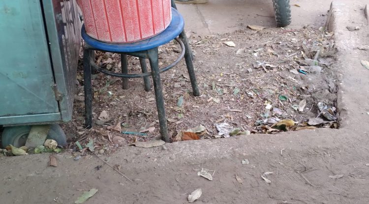 Vendedora ambulante del parque central denunció afectación por basuras