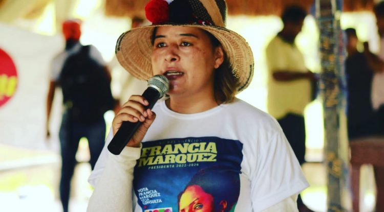 Luisa Fernanda Rave, promotora de Francia Márquez en el Guaviare