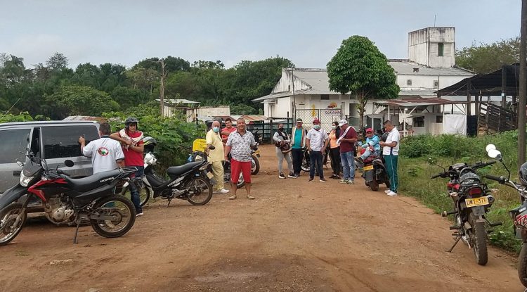 ASOEXCARG protestan en la planta de sacrificio en San José del Guaviare