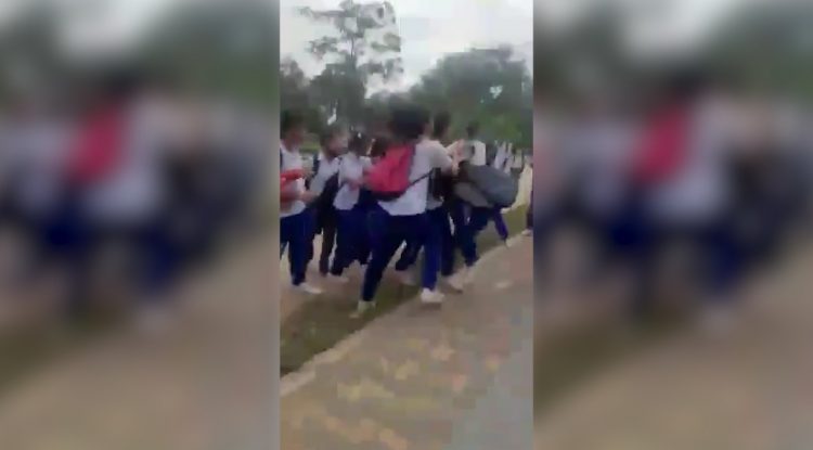 Segundo caso de pelea entre estudiantes de la I.E. Santander