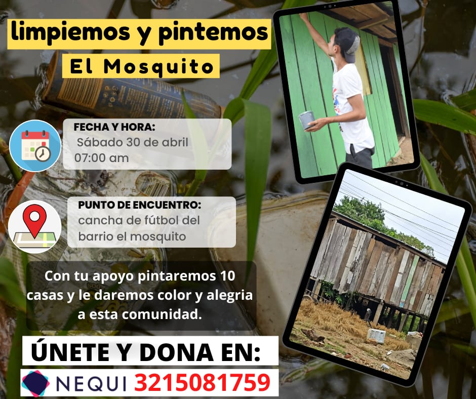 Este sábado jornada de limpieza y pintura en "El Mosquito"