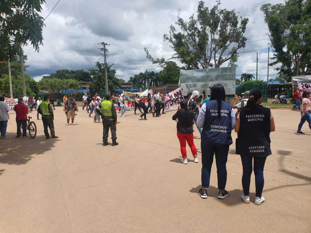 En completa normalidad se realizó marcha en San José del Guaviare