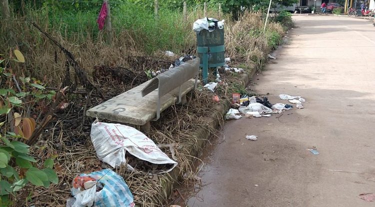 Ciudadana denuncia botadero de basuras en la carrera 29