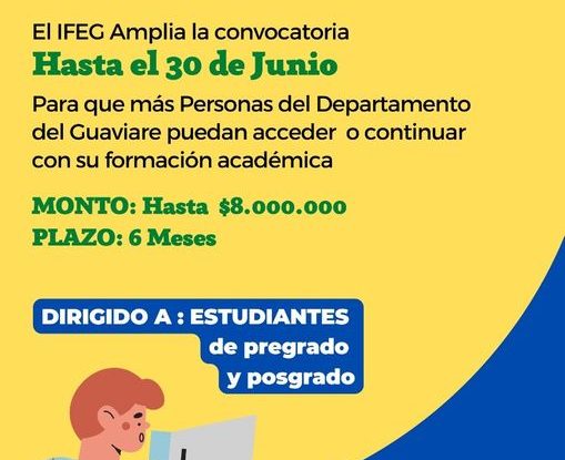 IFEG amplió convocatoria para acceder a créditos educativos