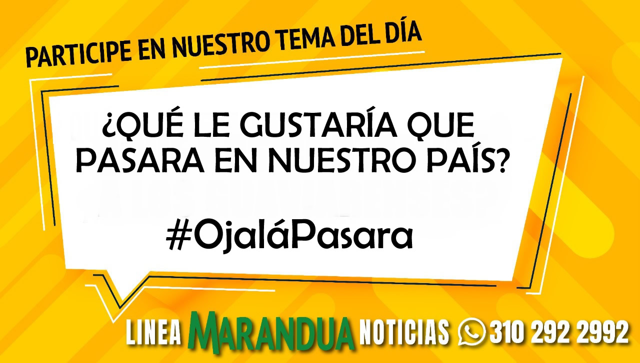 TEMA DEL DÍA: ¿QUÉ LE GUSTARÍA QUE PASE EN NUESTRO PAÍS?
