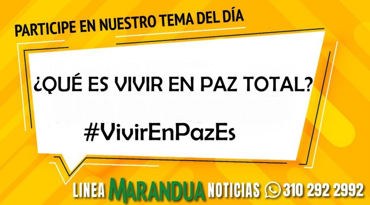 TEMA DEL DÍA: ¿QUÉ ES VIVIR EN PAZ TOTAL?