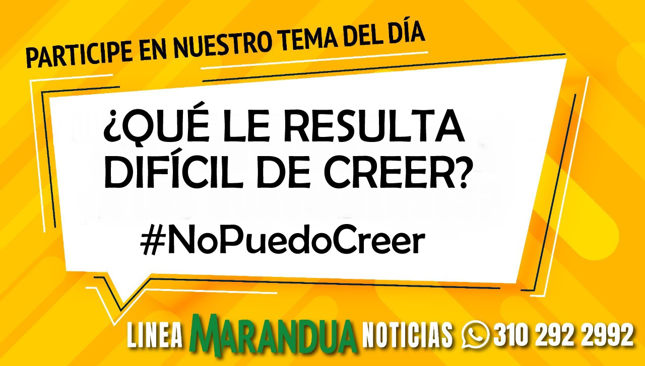 TEMA DEL DÍA:¿QUÉ LE RESULTA DIFÍCIL DE CREER?