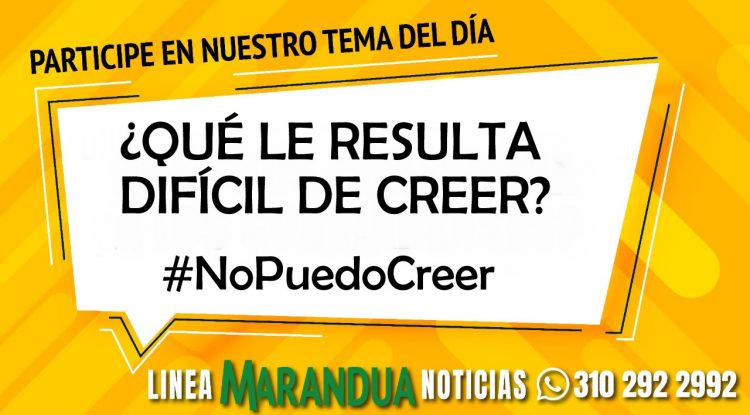 TEMA DEL DÍA:¿QUÉ LE RESULTA DIFÍCIL DE CREER?