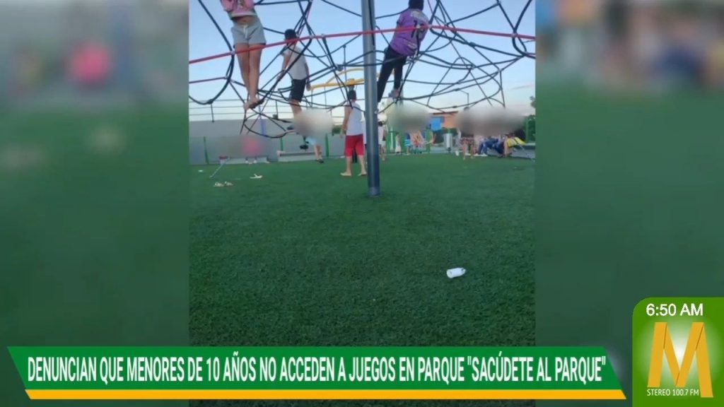 Piden mayor control a juegos en "Sacúdete al Parque" en Bicentenario Dos