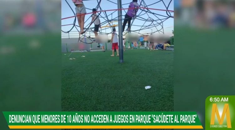 Piden mayor control a juegos en "Sacúdete al Parque" en Bicentenario Dos