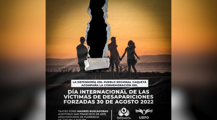 Guaviare: conmemoración del Día Internacional de las Víctimas de Desapariciones Forzadas