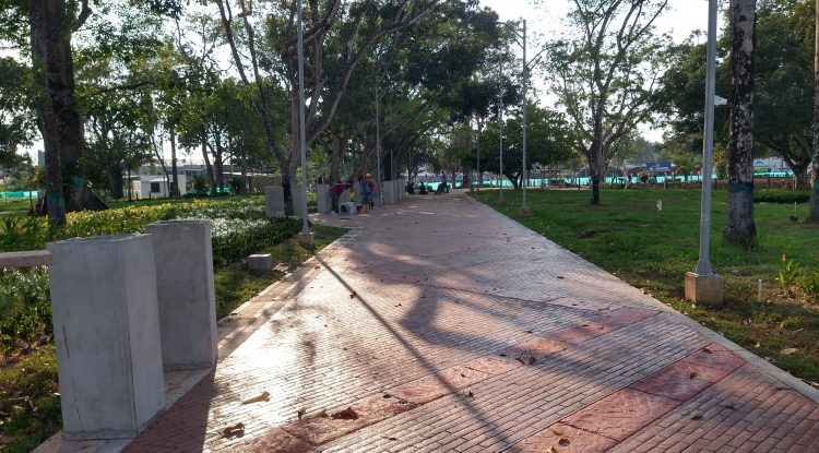 "Parque Central está en 98% de construcción": Alcalde Ramón Guevara