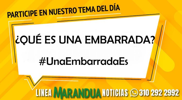 TEMA DEL DÍA:¿QUÉ ES UNA EMBARRADA?