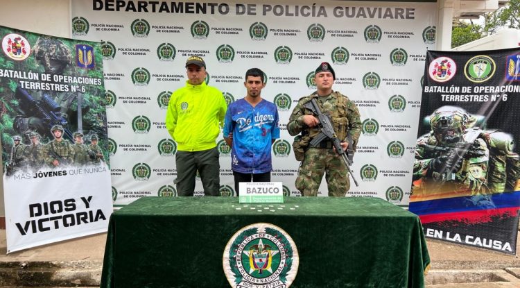 Capturan a alias 'veneco' por tráfico y porte de estupefacientes en San José del Guaviare