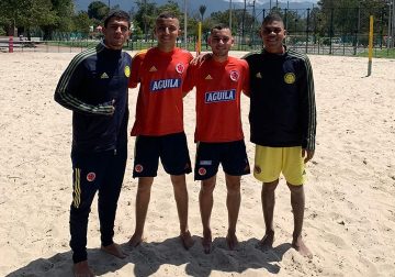 Guaviarenses en campeonato internacional de fútbol playa