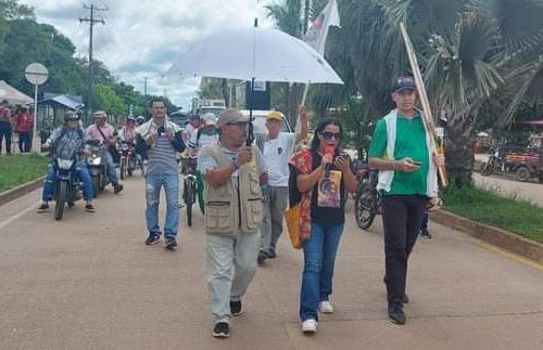Guaviare: así fue la marcha de apoyo al gobierno de Gustavo Petro