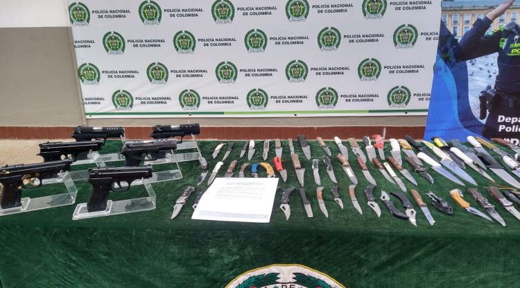 Policía Guaviare entrega balance sobre capturas e incautación de armas