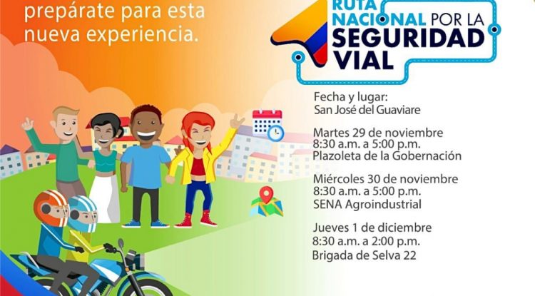 Inicia en San José del Guaviare XIV Semana de la Seguridad Vial