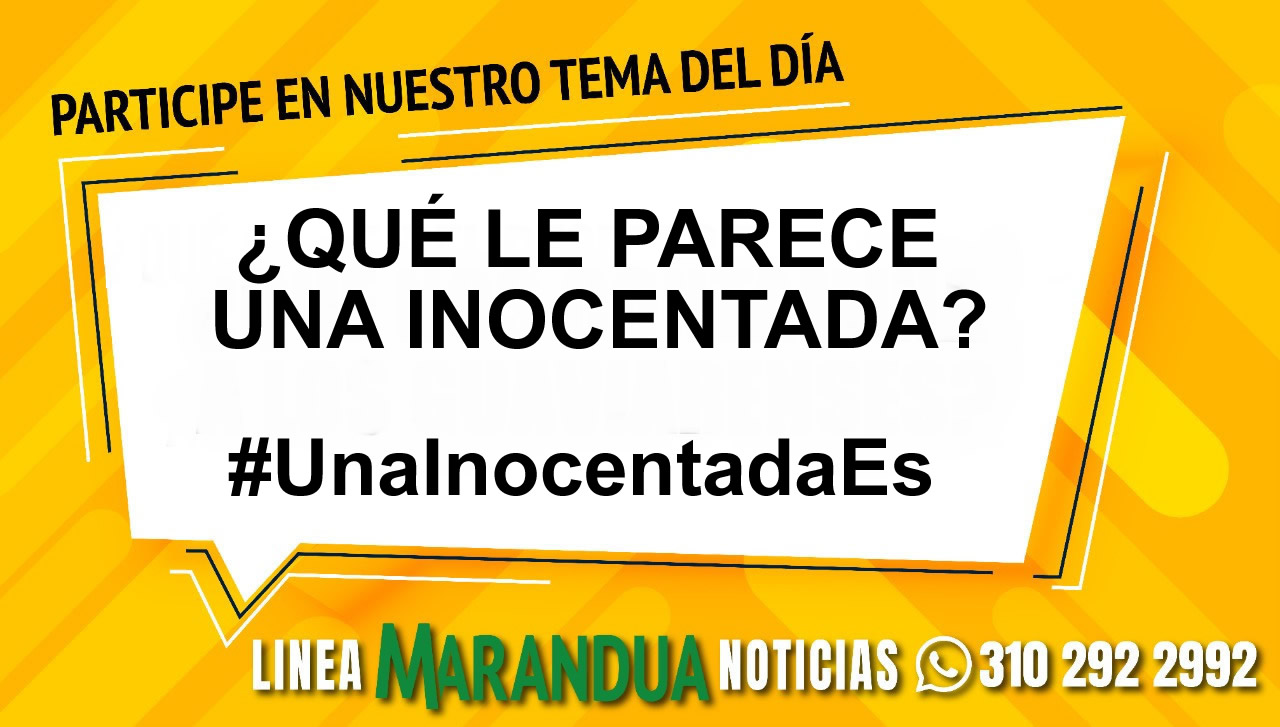 TEMA DEL DÍA: ¿QUÉ LE PARECE UNA INOCENTADA?