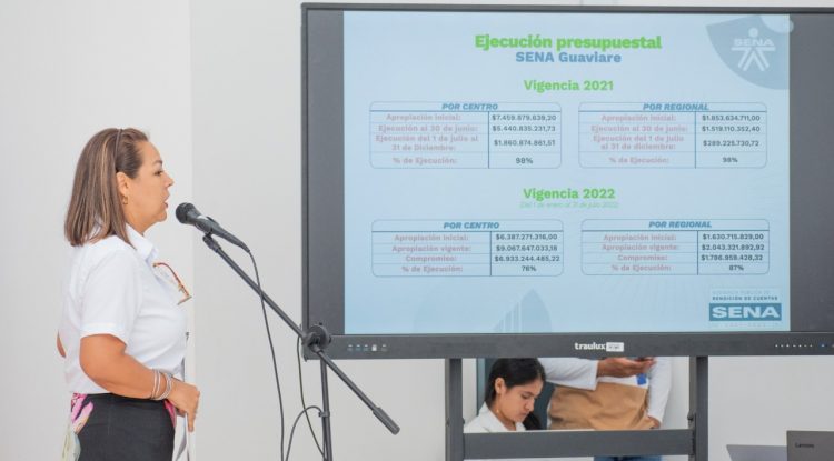 Sena Guaviare entregó rendición de cuentas 2021 - 2022