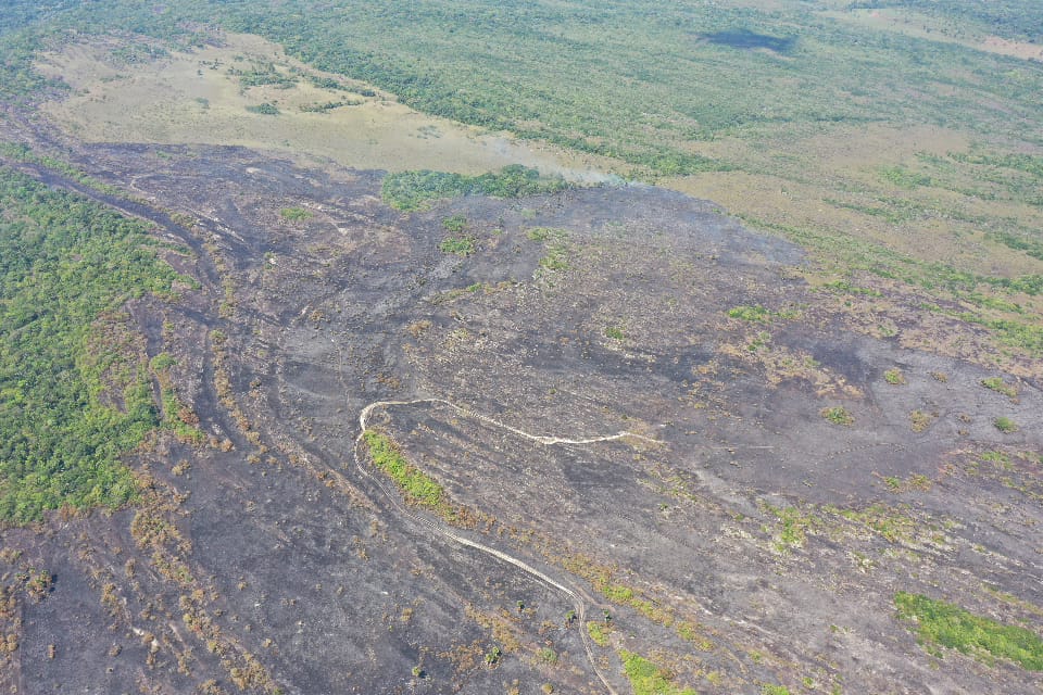 Investigan a responsables de incendio forestal en Serranía La Lindosa